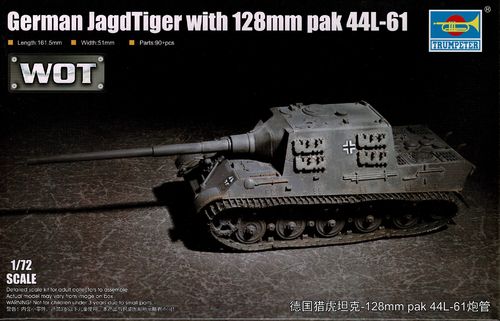 Deutscher Jagdtiger mit 128 mm Pak 44L-61