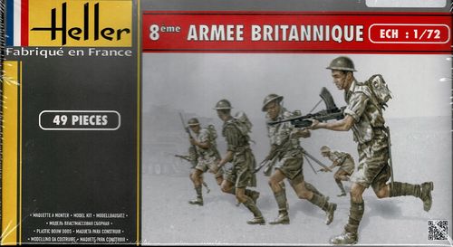 Britische Infanterie 8. Armee Figuren-Set