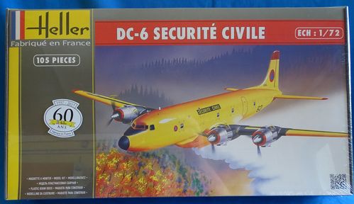 DC-6  Zivilschutz Löschflugzeug